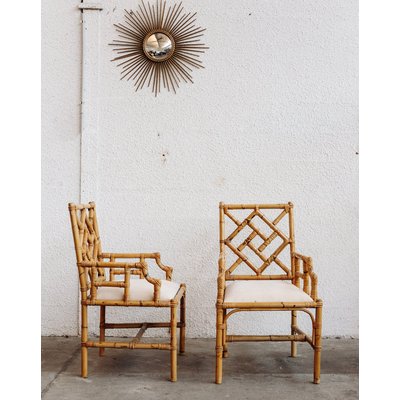 Chaise en rotin Claude N°154 - Bon état DEBONGOUT