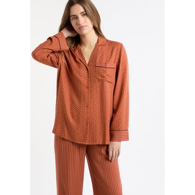 Chemise De Nuit (Nuisette) Etam Marron Taille 38 Polyester Doublé - Neuf Sans Étiquettes