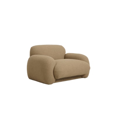 Fauteuil lounge en tissu texturé YUMA PRODUIT INTERIEUR BRUT