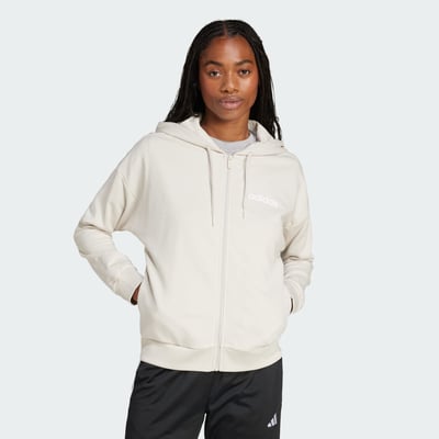Veste À Capuche Entièrement Zippée French Terry Essentials Linear (Grandes Tailles) ADIDAS SPORTSWEAR