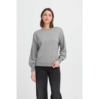 Pull en maille manches longues ICHI