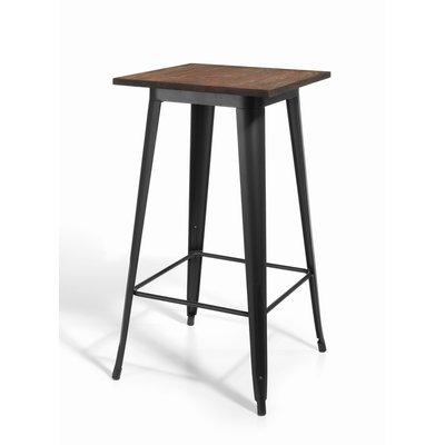Table haute en métal et bois, Meet HISPANOHOGAR