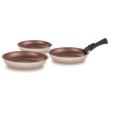 Set of 3 Pans with Handle ARTHUR MARTIN