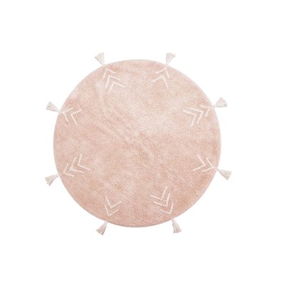 Tapis lavable en coton, ROUND TAN TAN HAPPY DECOR KIDS
