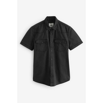 Chemise en denim à manche courte NEXT