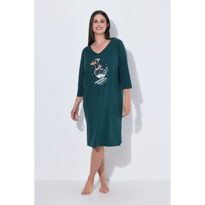 Grand T-shirt, canard faisant du ski ULLA POPKEN