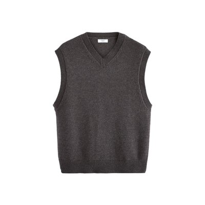 Pull homme sans manche col v La Redoute
