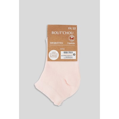 Lot de 3 socquettes BOUT'CHOU