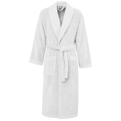 Peignoir de bain moelleux mixte col châle 450 g/m² SENSOFT SENSEI MAISON