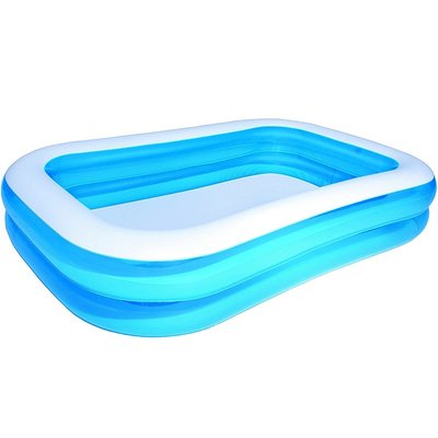 Piscinette Gonflable Bleue  262 X 175 X 51 Cm BESTWAY