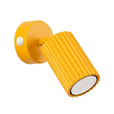 Applique murale Aluminium Jaune GU10 1 KARBON EDEN