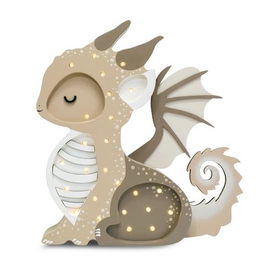 Lampe Veilleuse Dragon brun LITTLE LIGHTS