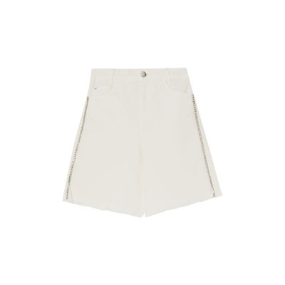 Bermuda en coton à strass LIU JO