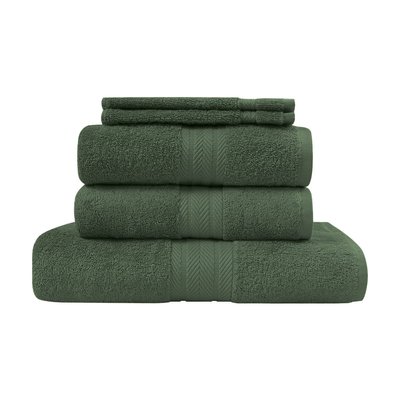 Ensemble de bain 5 pièces (1 drap de bain + 2 serviettes de toilette + 2 gants) LUXURY SENSEI MAISON