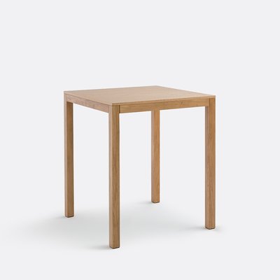 Nusso Oak Square High Table with Straight Edges LA REDOUTE INTERIEURS