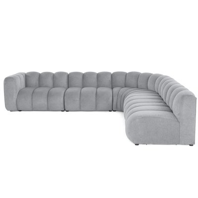 Canapé d'Angle droit 5 places - DEBBIE LISA DESIGN