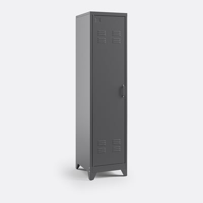 Armoire vestiaire 1 porte en métal acier, Hiba LA REDOUTE INTERIEURS