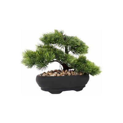 Bonsai artificielle dans pot en terre cuite 17 cm Modèle 1 JARDINDECO