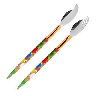 Couverts à salade  Atelier d'artiste PYLONES