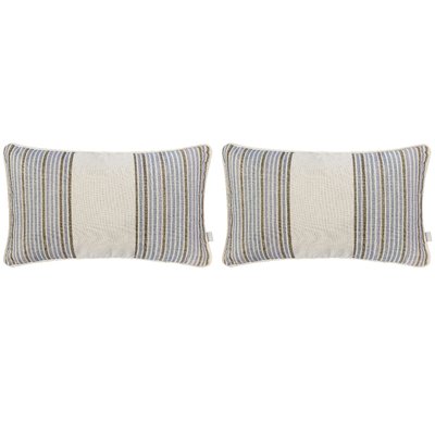 Lot de 2 housse de coussin BLUE LEAF R NAF NAF HOME