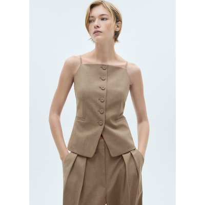 Gilet costume laine La Redoute