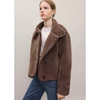 Manteau matelassé effet mouton MANGO TEEN