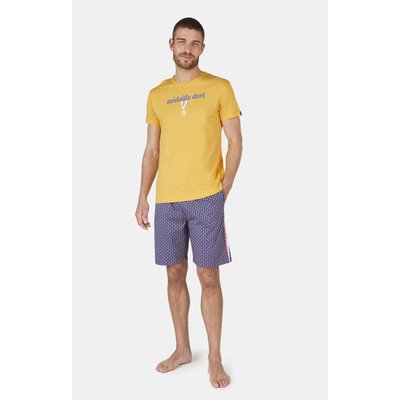 Pyjashort en coton imprimé Médaille dort ARTHUR