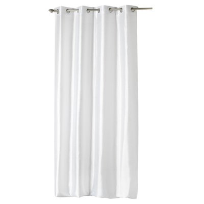 Rideau a oeillets tissu Shantung Shana DOUCEUR D'INTÉRIEUR