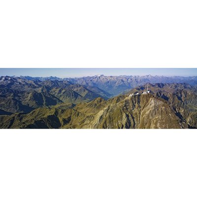 Tableau sur toile Pic du Midi en été 30x97 cm CEANOTHE