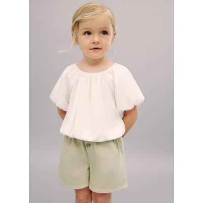 Short coton effet jean MANGO BABY