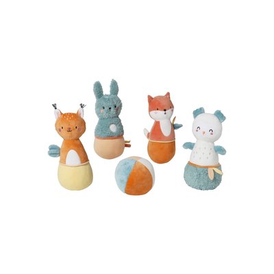 Jeu de quilles en tissu LES AMIS DE LA FORÊT VERTBAUDET