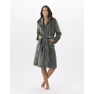 Robe de chambre en peluche flanelle ESSENTIEL H51B LE CHAT