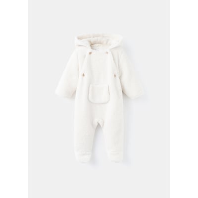 Manteau long en imitation mouton MANGO BABY