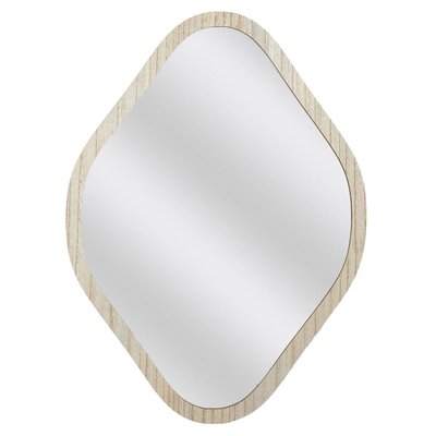 Miroir contour bois losange Elio H60 DECORATIE