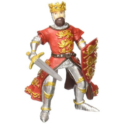 Figurine Roi Richard rouge PAPO