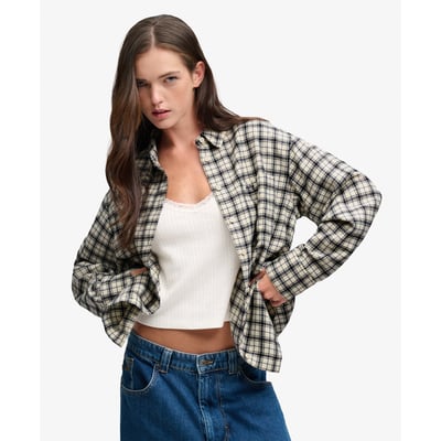 Chemise Flanelle à Carreaux Coupe Décontractée SUPERDRY