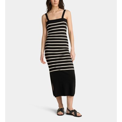 Robe Mi Longue Bustier Chiara Rayures Maille GALERIES LAFAYETTE