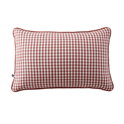 Coussin dehoussable en gaze de coton Vickie vichy EDEN