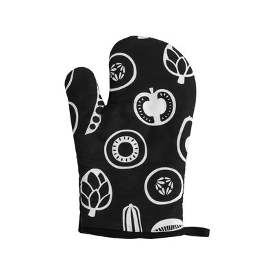 Cotton Single Oven Glove in Vegetable Print SO'HOME