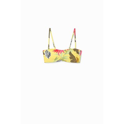 Haut de bikini bandeau tropical DESIGUAL