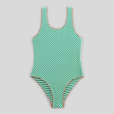 Maillot de bain réversible 1 pièce imprimé MONOPRIX
