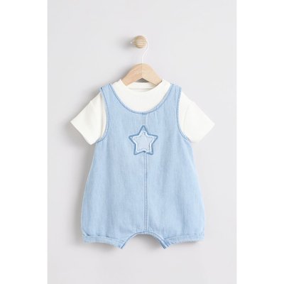 Body et salopette en denim pour bébé ensemble NEXT