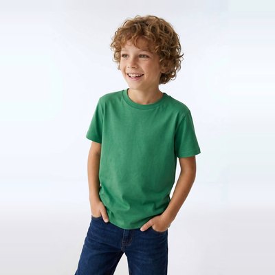 T-shirt manches courtes uni en coton BIO GOTS MONOPRIX