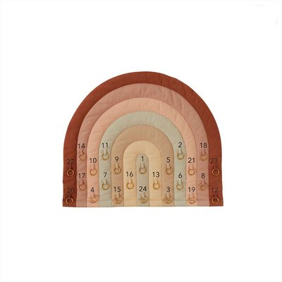 Calendrier en coton organique Mini OYOY LIVING DESIGN