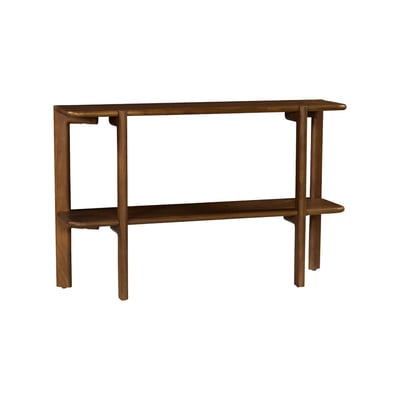 Console exotique bois d'acacia 1 étagère REVA SWEEEK