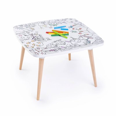 Table à colorier enfant COLORITABLE 60CM AVEC 8 FEUTRES SWEEEK