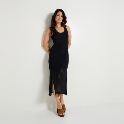 Robe longue en crochet GRAIN DE MALICE