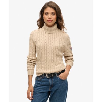 Pull ample torsadé à col roulé SUPERDRY