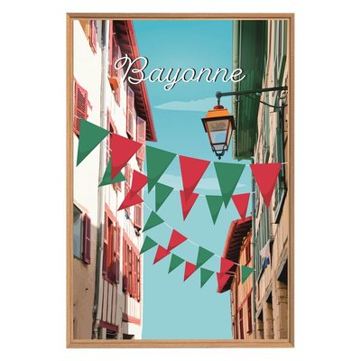 Tableau Mural Illustration Bayonne CONTEMPORAIN URBAIN CEANOTHE