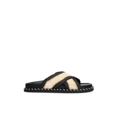 Claquettes plateforme avec bandes SACHA
